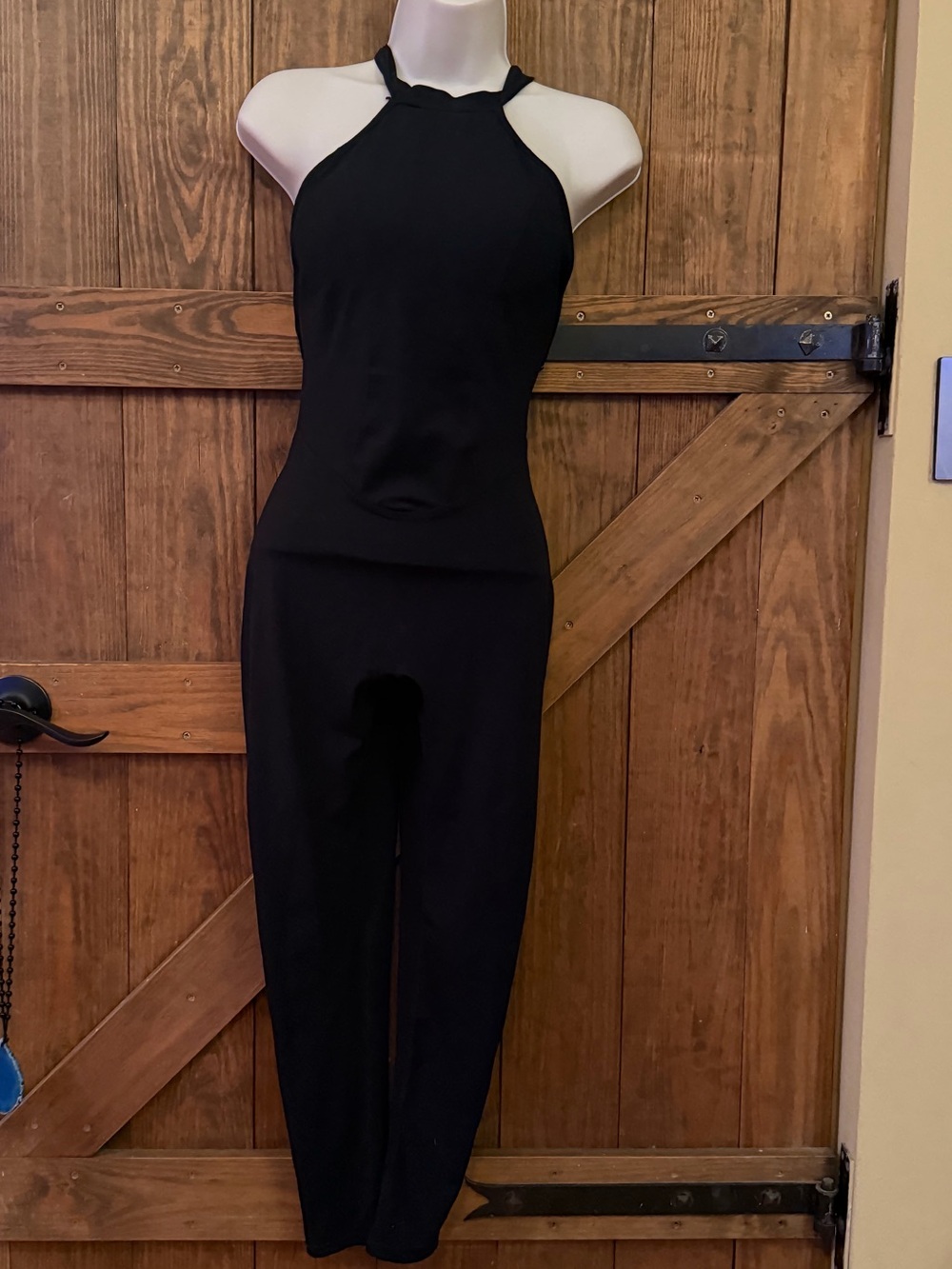 Black Halter Neck Jumpsuit
